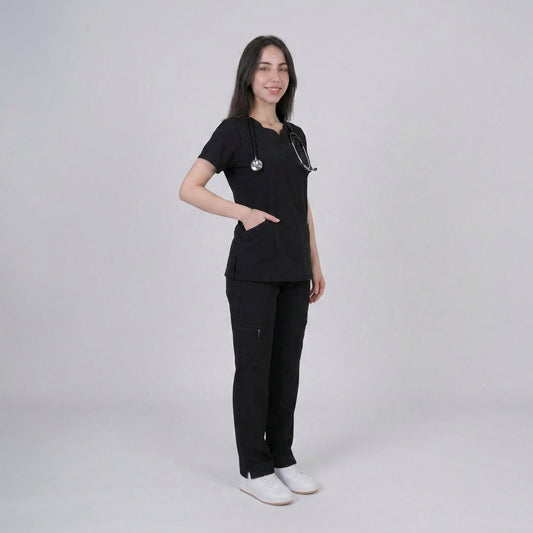 Female scrub - Black