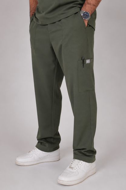 Male scrub - Olive Green