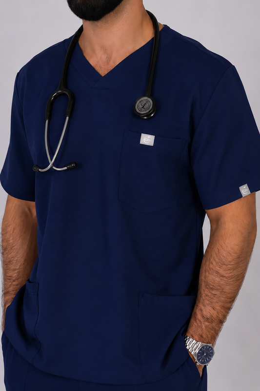 Male scrub - Navy Blue