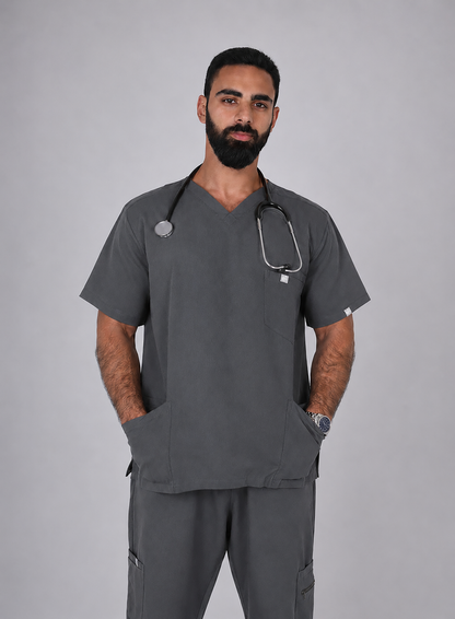 Male scrub - Charcoal