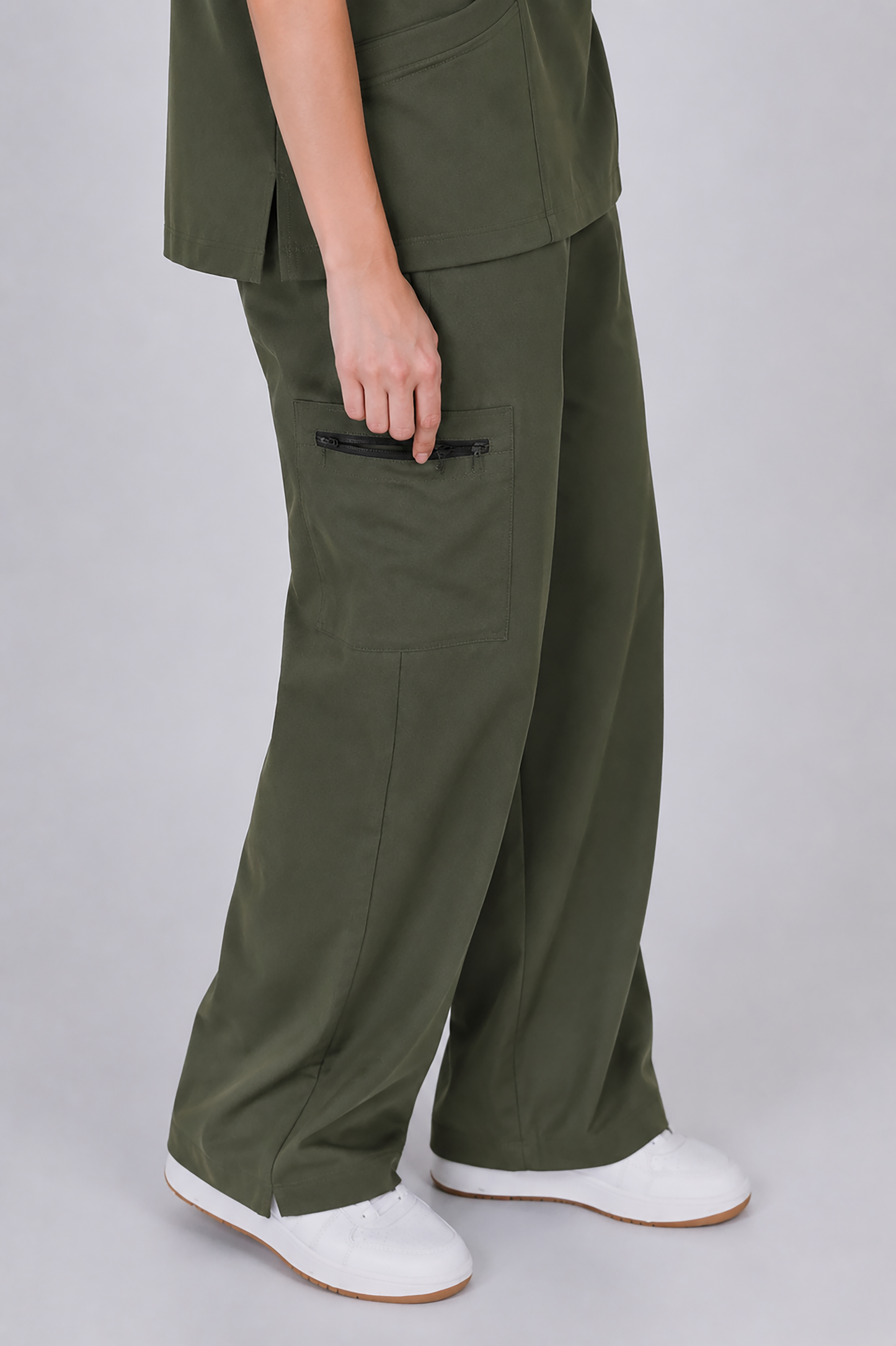 Female Scrub Olive Green