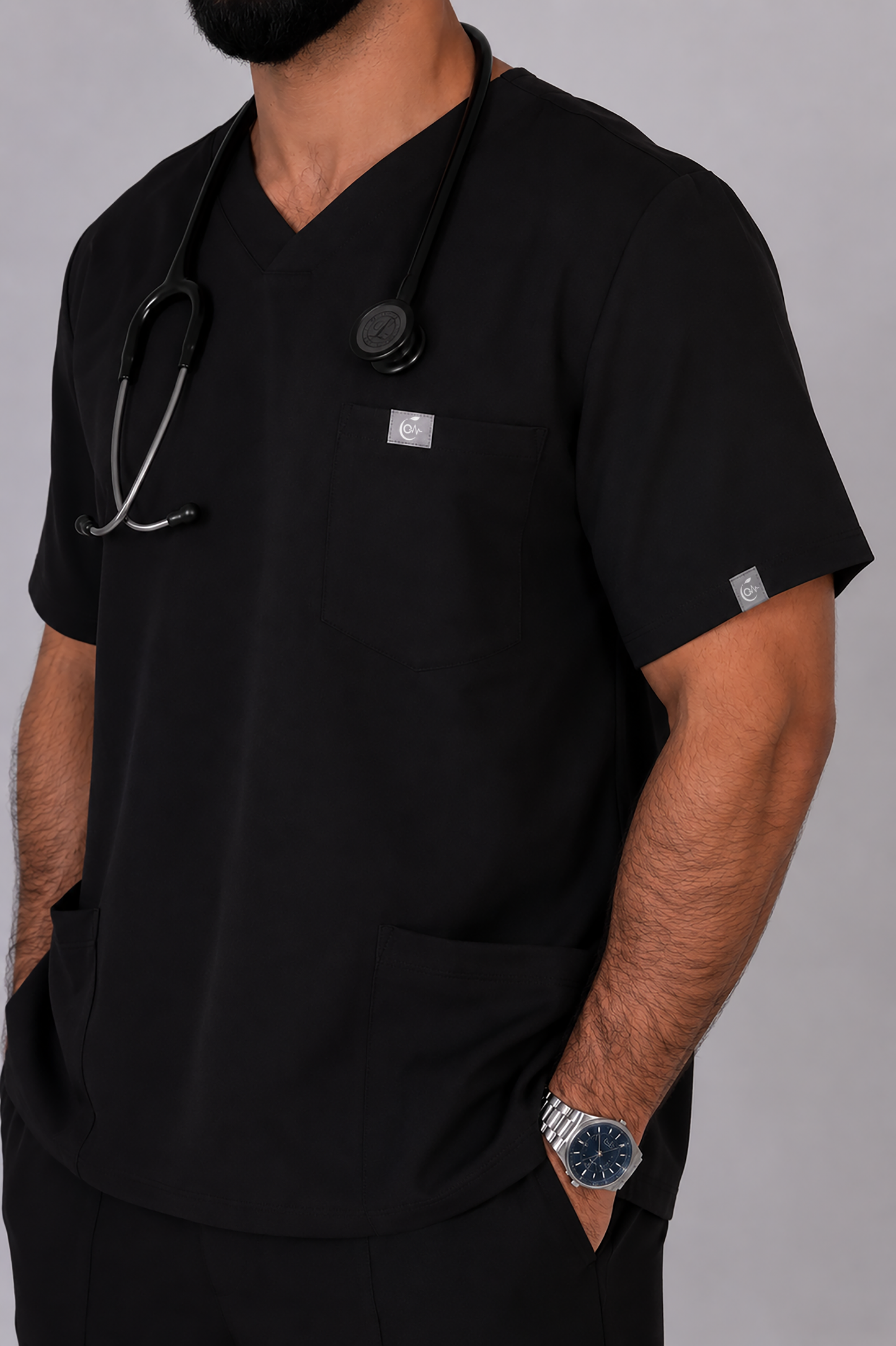 Male scrub - Black