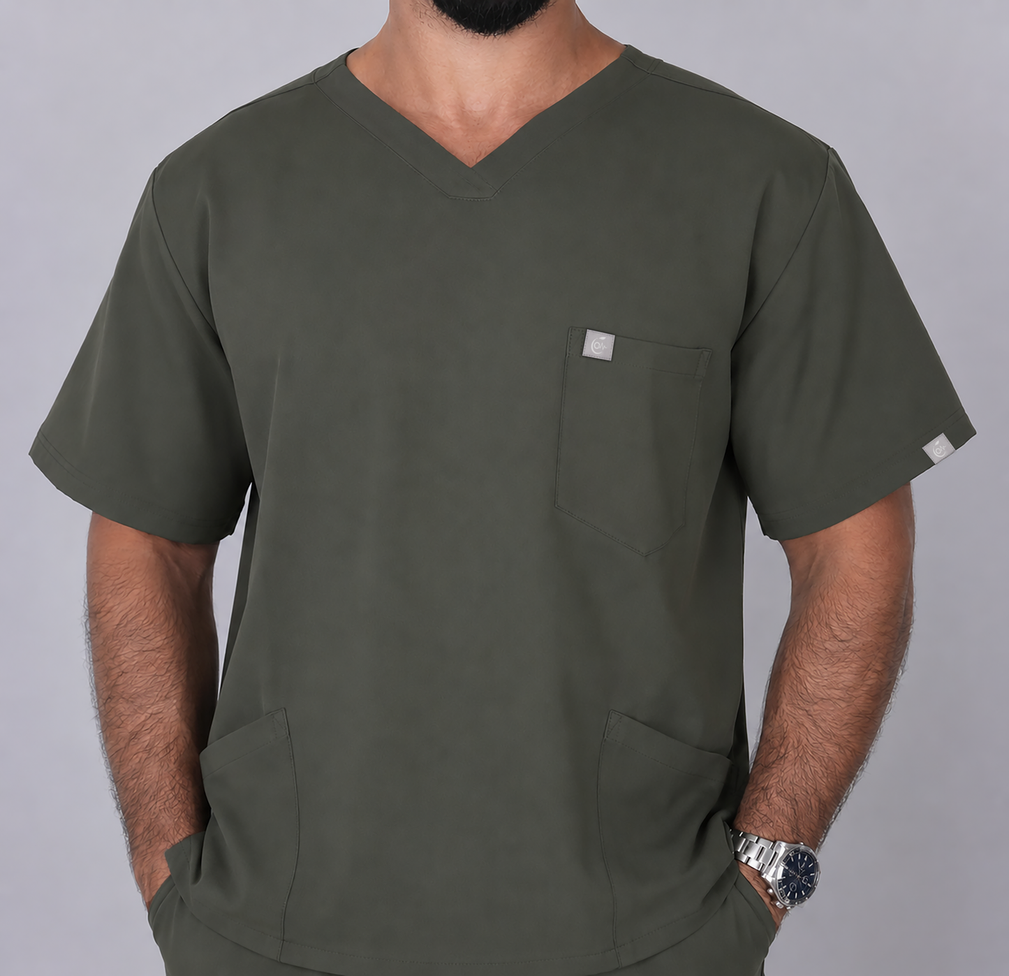 Male scrub - Olive Green