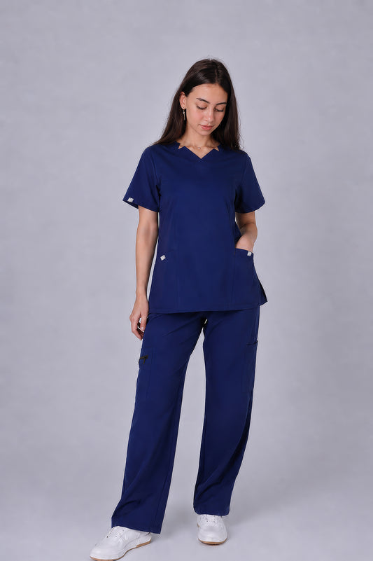 Female Scrub Navy Blue