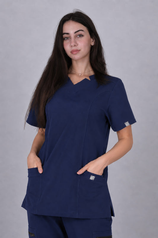 Female Scrub Navy Blue
