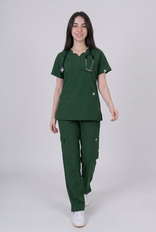 Female Scrub Hunter Green