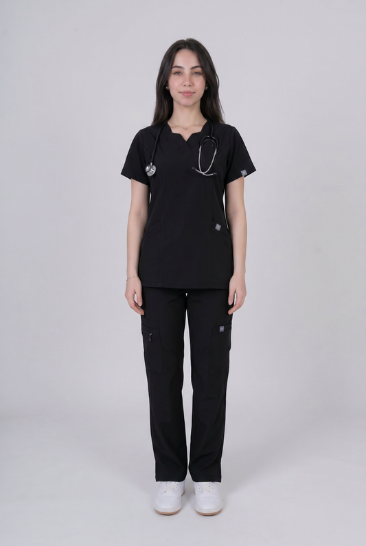 Female scrub - Black